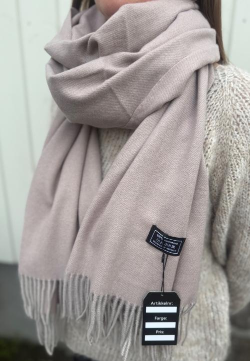 Cashmere skjerf -  Sand  