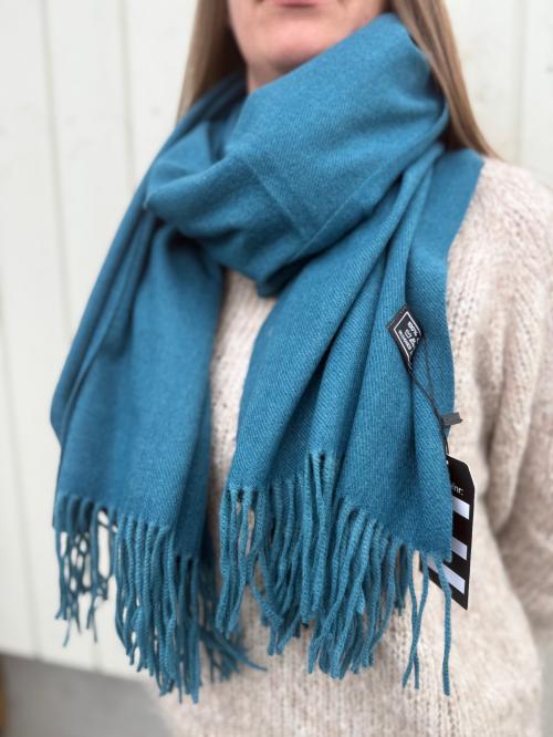 Cashmere skjerf - Petrol