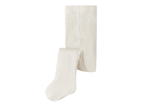 Pointelle strømpebukse, Turtledove - Lil' Atelier