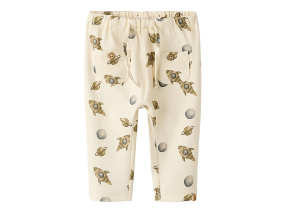 Layo Loose Pant, Turtledove/Space - Lil' Atelier