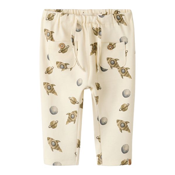 Layo Loose Pant, Turtledove/Space - Lil' Atelier