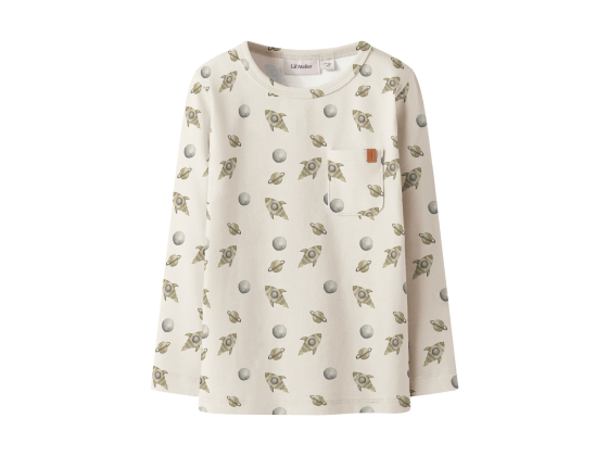 Layo Slim Top, Turtledove/Space - Lil' Atelier
