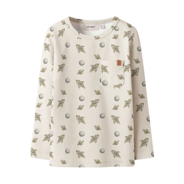Layo Slim Top, Turtledove/Space - Lil' Atelier