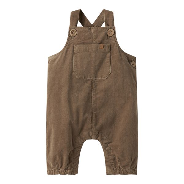Somba Loose Cord Overall, Sepia Tint - Lil' Atelier