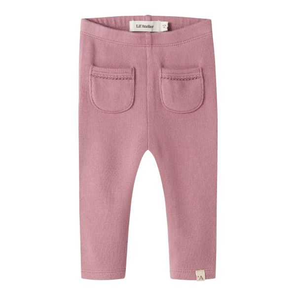 Thora Slim Legging, Nostalgia Rose - Lil' Atelier