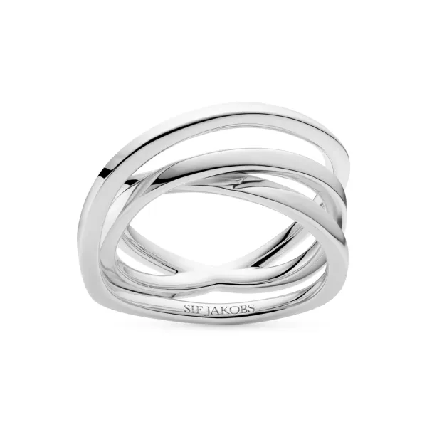 Ring Spirale Pianura, sølv