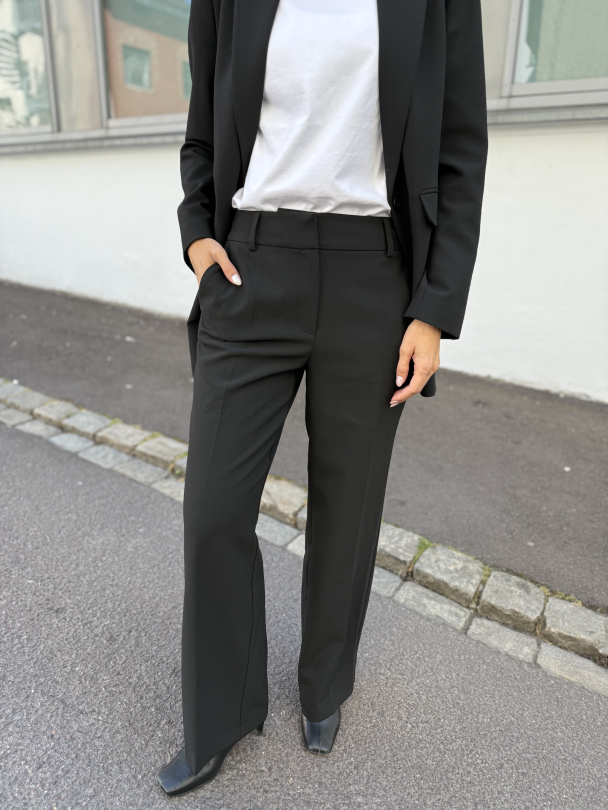 Rita Wide Pant - Black  - Image 1