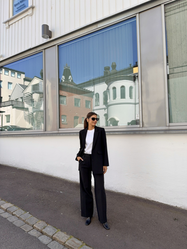 Rita Wide Pant - Black  - Image 4