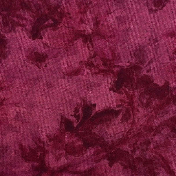 Punto Burgunder med duse blomster