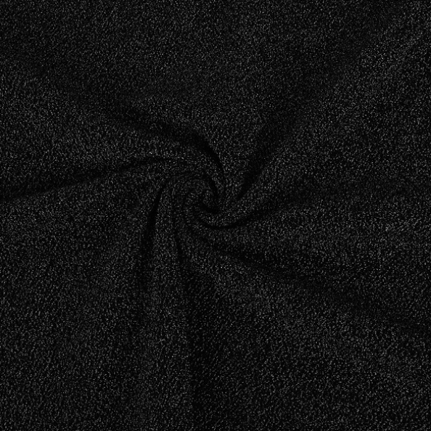  Strik ensfarvet  glitte Sort m/Lurex