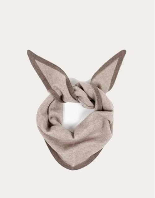 Duo Triangel Skjerf - Beige