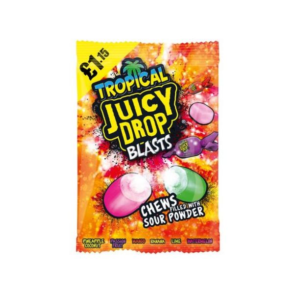 Bazooka Juicy Drop Blasts Tropical Bag