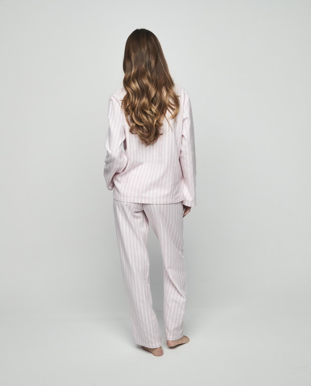 Pysjamas, rosa stripet - Image 2