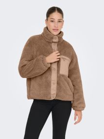 Only Contact oversized teddyjakke