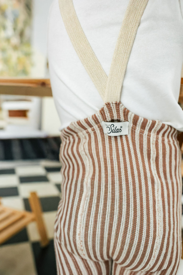 Footless Tights Special - Granola X Cream Striped - Image 3