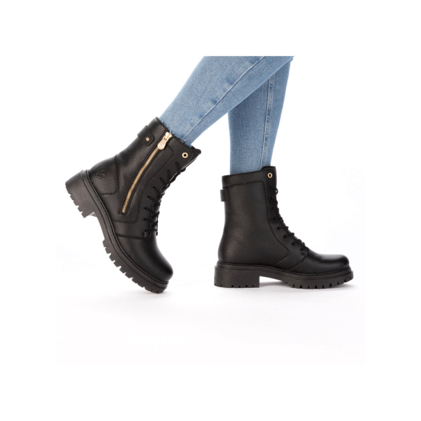 Rieker vintersko med snøring og glidelås - Image 7