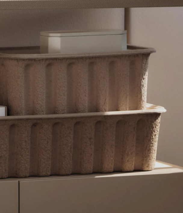 2 stk Paper Pulp Box Large - Brun - Image 2