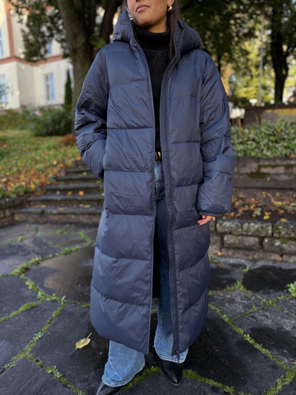 Poppel Down Blend Jacket - Navy Blazer  - Image 1