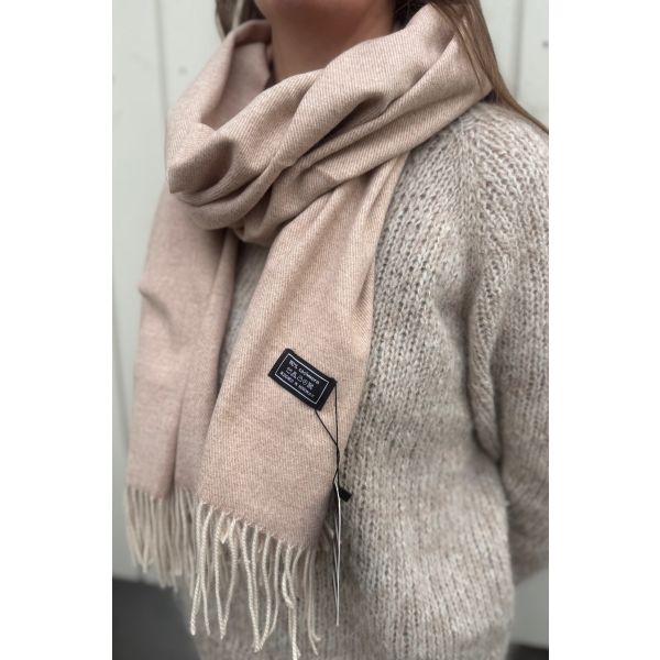 Cashmere skjerf - Beige 