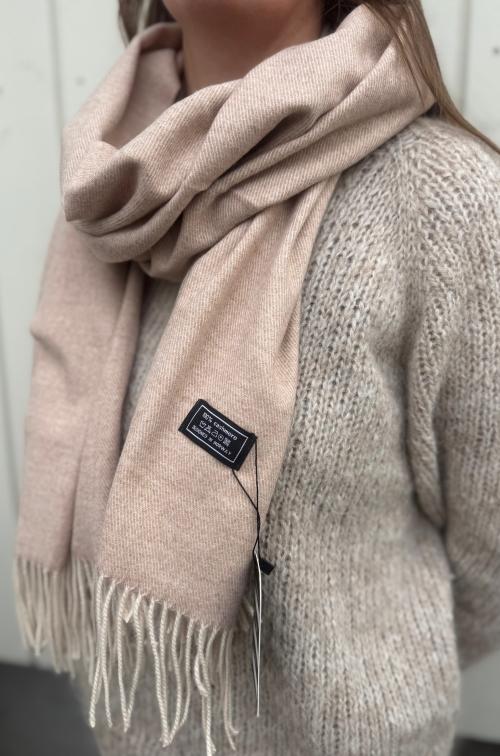 Cashmere skjerf - Beige 