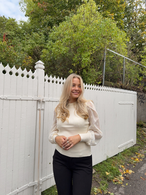 Dotme Knit Pullover - Birch  - Image 4
