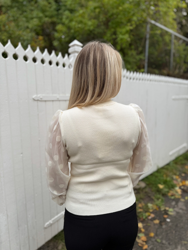 Dotme Knit Pullover - Birch  - Image 5