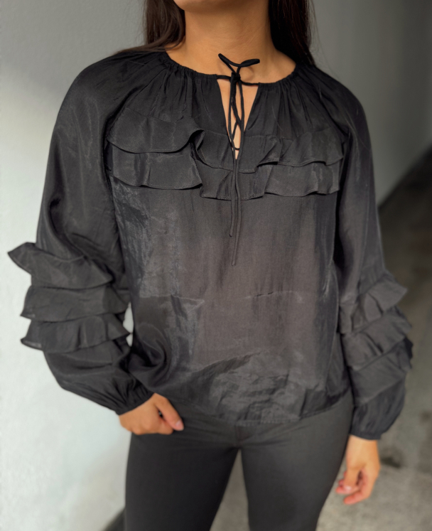 Temura Top - Black  - Image 1