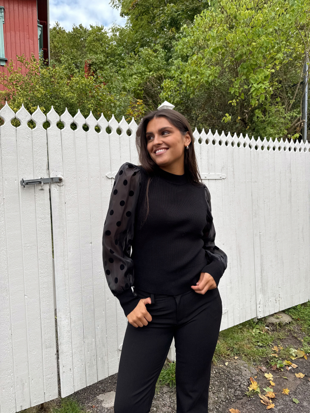 Dotme Knit Pullover - Black  - Image 3