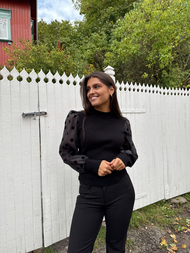 Dotme Knit Pullover - Black  - Image 5