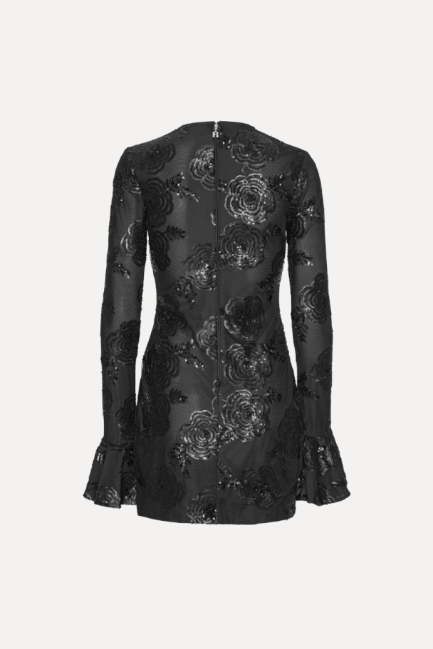 Sequins Mini Dress - Black - Image 2