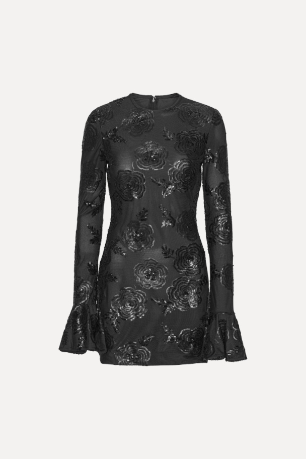 Sequins Mini Dress - Black - Image 1