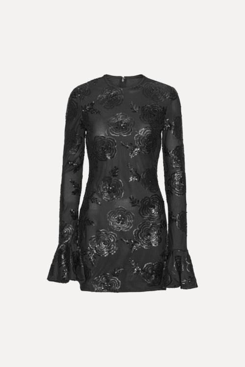 Sequins Mini Dress - Black