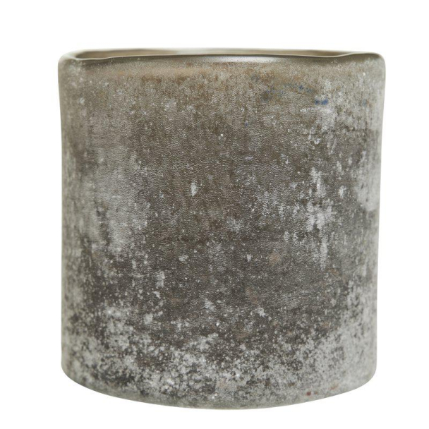 Bungenäs lyslykt 12,5 x 12,5 cm Brun frostet