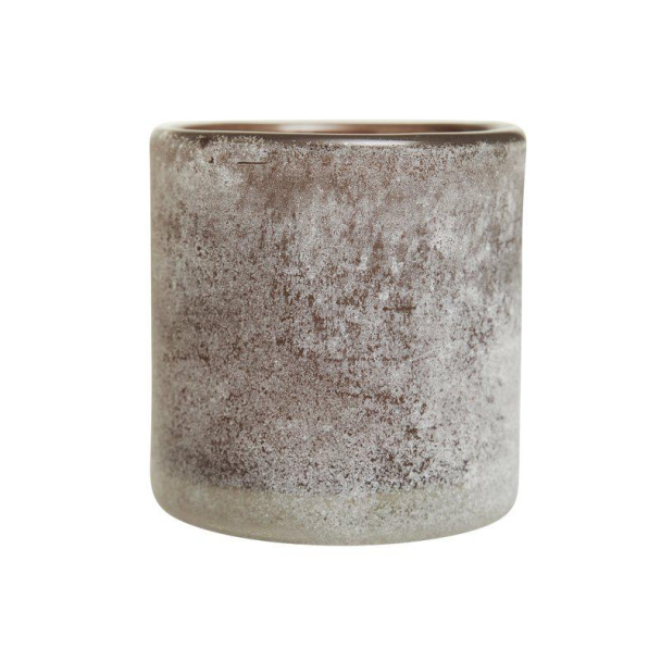 Bungenäs lysestake 8x8 cm brun frostet 