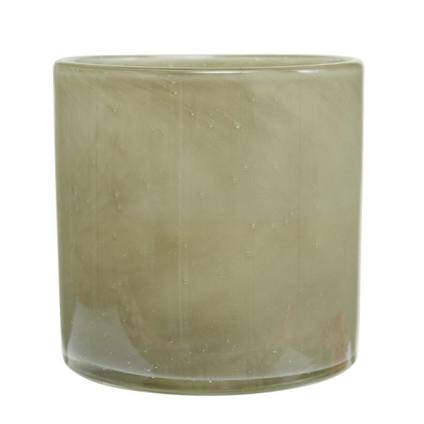 Lagoon lysestake 10x10x10 cm lyse grå