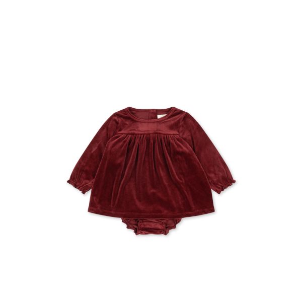Jingle Kjole/Romper, Red Dahlia - Konges Sløjd