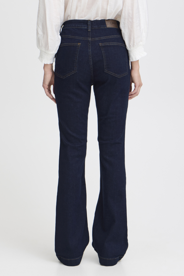 PZbecca UHW Bootcut Leg Mørk Blå 32" - Image 2