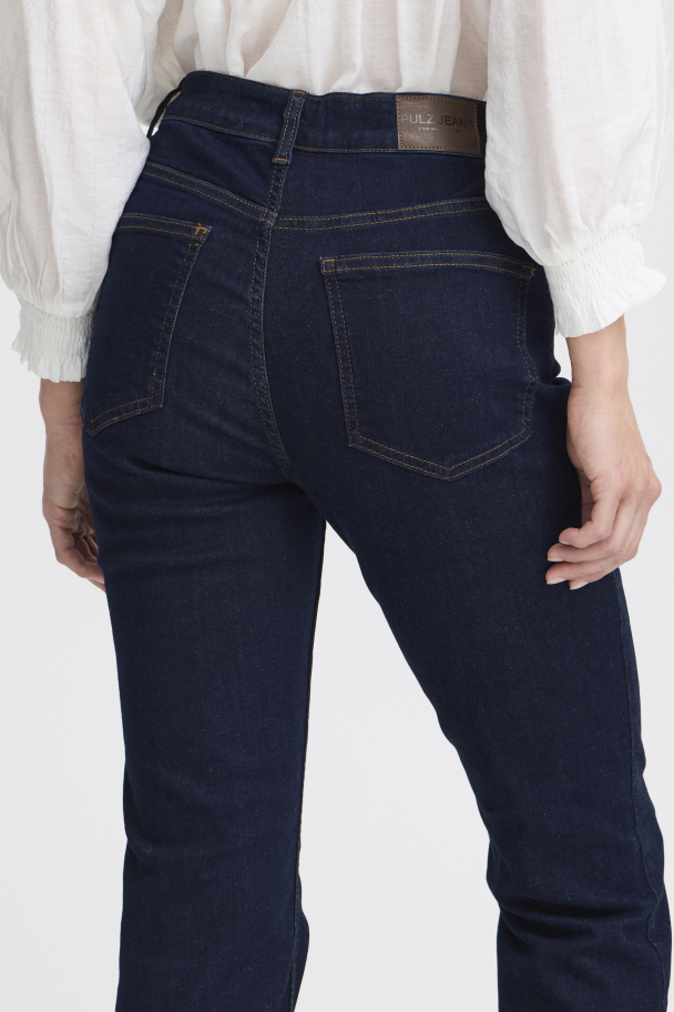 PZbecca UHW Bootcut Leg Mørk Blå 32" - Image 3