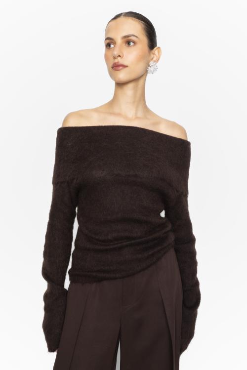 ELIETTE OFF-SHOULDER KNIT