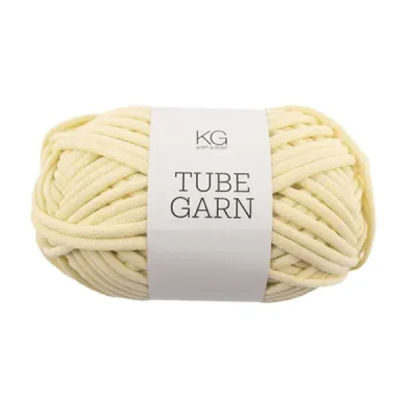 Tubegarn 4mm - TB106 lysgul