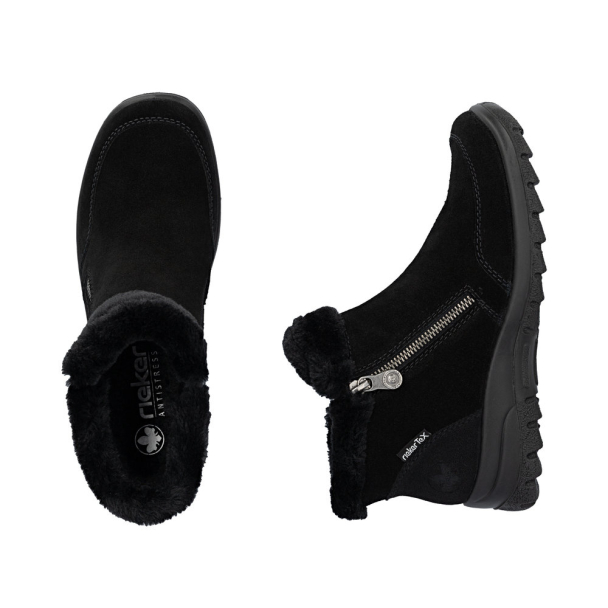 Rieker ankelskolett med glidelås og Ready2Go - Waterproof - Image 8