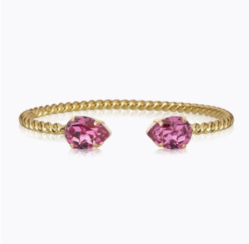 Mini Drop Bracelet - Dark Rose 
