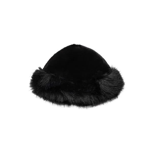 Penza Black Faux Fur Hat  |    Penza Black Faux Fur Hat fra Co´Couture