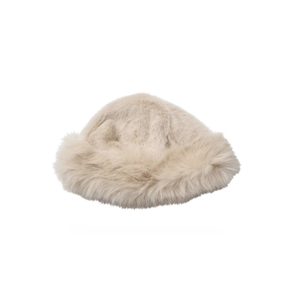 Penza Creme Faux Fur Hat  |    Penza Creme Faux Fur Hat fra Co´Couture