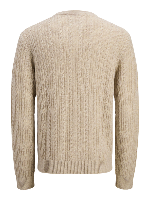 JPRBLULAMBSWOOL KNIT CABLE CREW NECK - Image 2