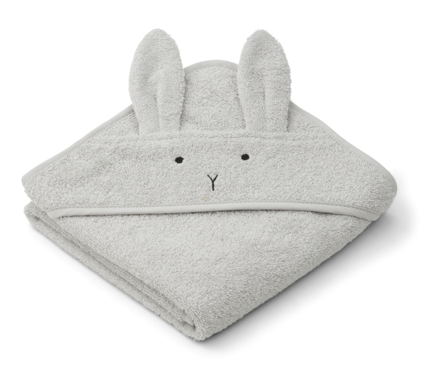 Albert Håndkle Baby - Rabbit Dumbo Grey - Image 1