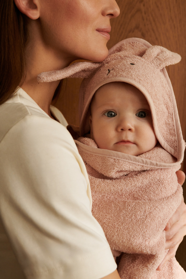 Albert Håndkle Baby - Rabbit Rose - Image 2