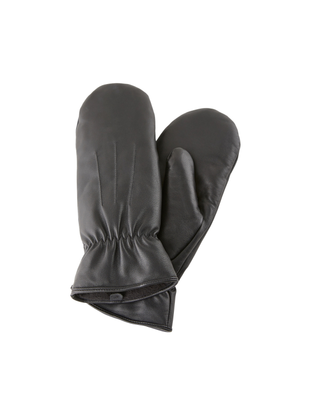 PCNELLIE LEATHER MITTENS NOOS - Image 1