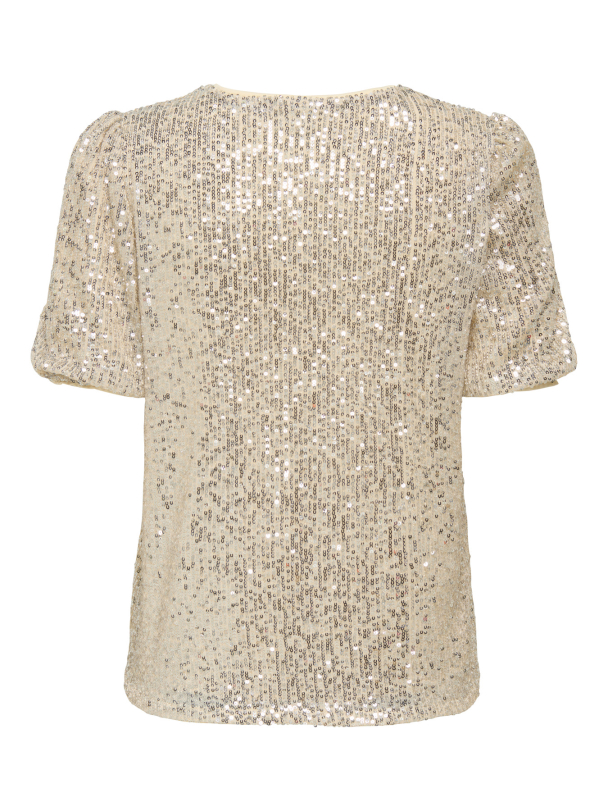 ONLANA S/S LOOSE SEQUINS TOP JRS - Image 3