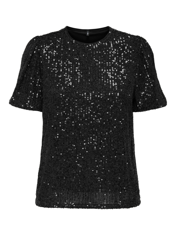 ONLANA S/S LOOSE SEQUINS TOP JRS - Image 1